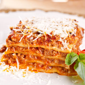 Italiaans buffet lasagne